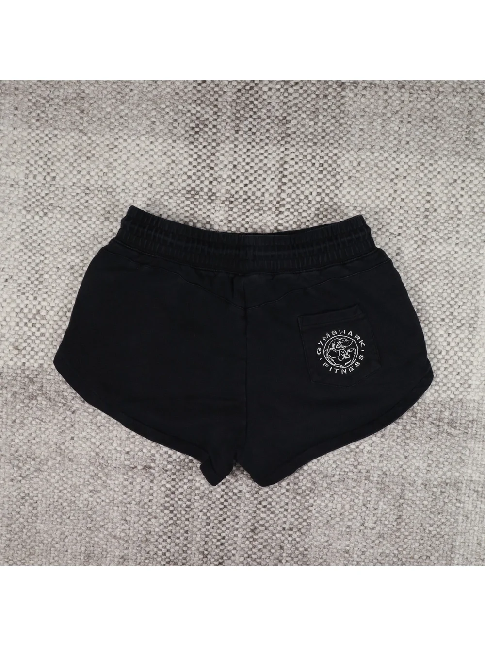 Gymshark Fitness Black Sweat Shorts Womens XS Drawstring Lounge Athletic